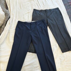 Two Pairs Brooks Brothers Dress Pants 1818 Fitzgerald 40 x 30